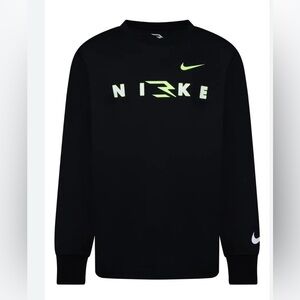 Nike 3 brand graphic black long sleeve t shirt size XL